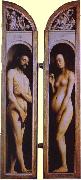 Jan Van Eyck Adam and Eve oil painting artist